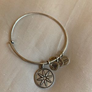 Alex and Ani Silver Bangle - Star of Venus Charm